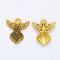 Embossed Angel Metal Charms in Nine Finish Options view 11