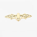 Filigree Bat Wing Connectors in 4 Metal Finish Options view 9