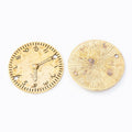 Round Clock Face Connector Charms With Two Holes in Four Finishes view 8