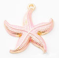 Colorful Starfish-Shaped Metal Charm Pendants in 4 Finishes view 7