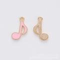 Enamel Eighth Note Music Charm in Seven Colors Jewelry Component view 8