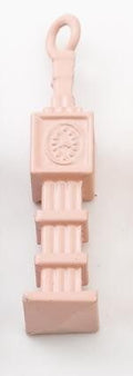 Tall Clock Tower Enamel Charms in Four Soft and Bright Colors view 4