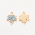 Enamel Maple Leaf Alloy Charm in 8 Pictured Options view 10
