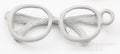 Open Frame Eyeglasses Charms in Five Soft Enamel Colors view 9