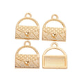 Openwork Handbag Metal Charms in Six Metallic Finishes view 9