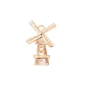 Windmill Charms in Three Contrasting Metal Finishes view 8
