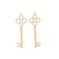 8-Finish Clover Bow Key Metal Jewelry Components for Crafts view 11