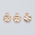 LOVE and PEACE Double Sided Round Charms in Five Finishes view 9
