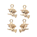 Vintage Style Metal Witch Figure Charm in 5 Metal Finishes view 9
