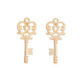 Ornate Key Metal Charm in 7 Distinct Finishes for Jewelry Making view 11