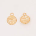 Detailed Baseball Charm Pendants in 7 Metal Finish Options view 10