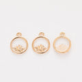 Round Mountain Silhouette Charm in 2 Pictured Finishes view 6
