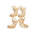 Patterned Christmas Stocking Metal Charm in 6 Finishes view 9