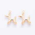 Balloon Dog Metal Charms in Five Polished Finishes view 8