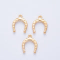 Classic Horseshoe Metal Charms in Six Finish Options view 10