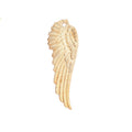 Single Angel Wing Metal Charm In 5 Finish Options for Jewelry Making view 9
