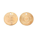 Believe In Love Round Metal Charm in 6 Finishes for Jewelry Making view 10