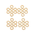 Chinese Knot Metal Connectors in Six Metallic Finishes view 10