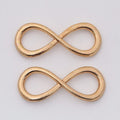 Infinity Link Connectors in Four Smooth Metal Finishes view 9