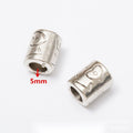 Mixed Large Hole Symbol Beads Metal Jewelry Making Pieces view 7